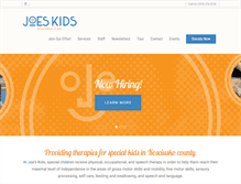 Tablet Screenshot of joes-kids.org